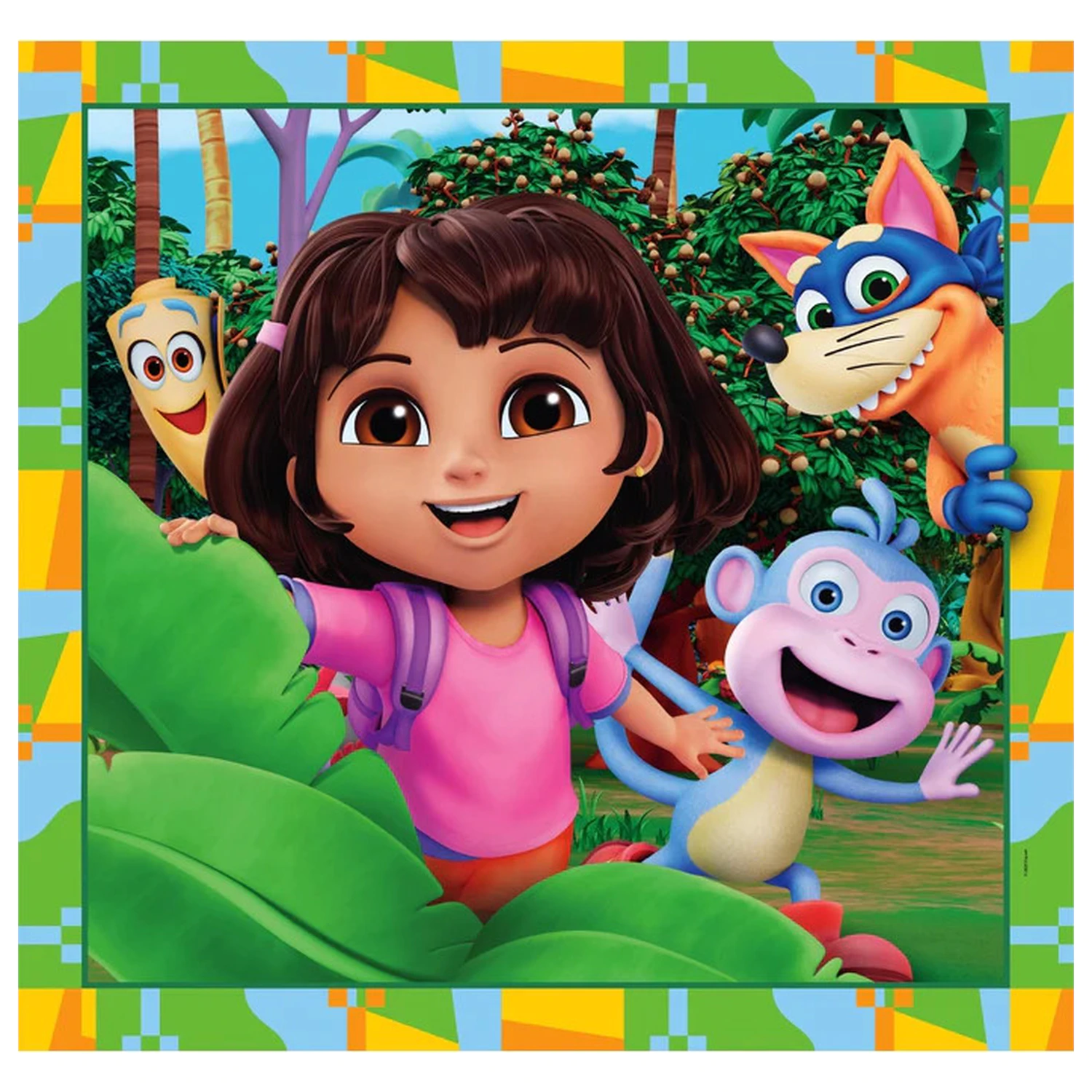 Dora the Explorer Jungle Quest 3x48 Komad Slagalice fotografija proizvoda