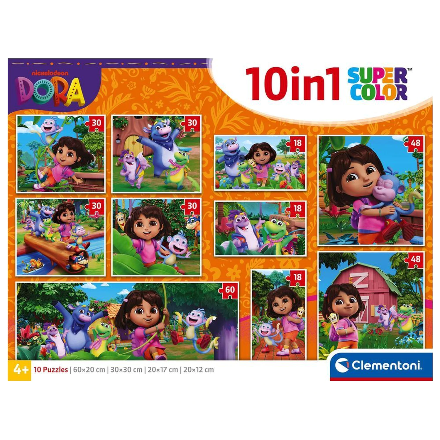 Dora The Explorer puzzle 10 u 1 fotografija proizvoda