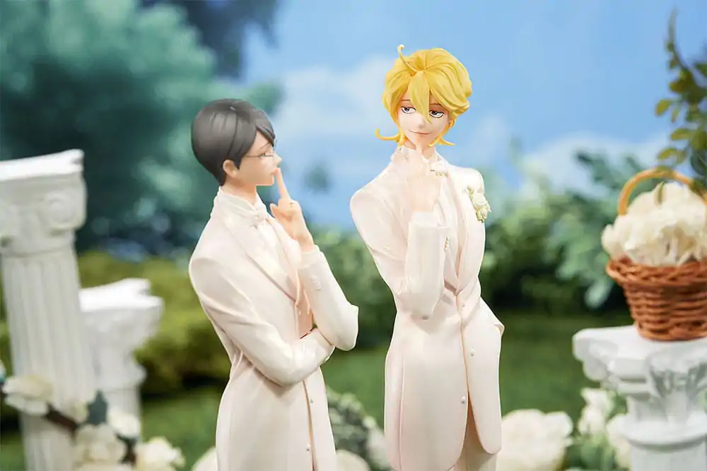 Doukyusei PVC kipići 2-Pack 1/7 Hikaru Kusakabe & Licht Sajo: Wedding Ver. 24 cm fotografija proizvoda