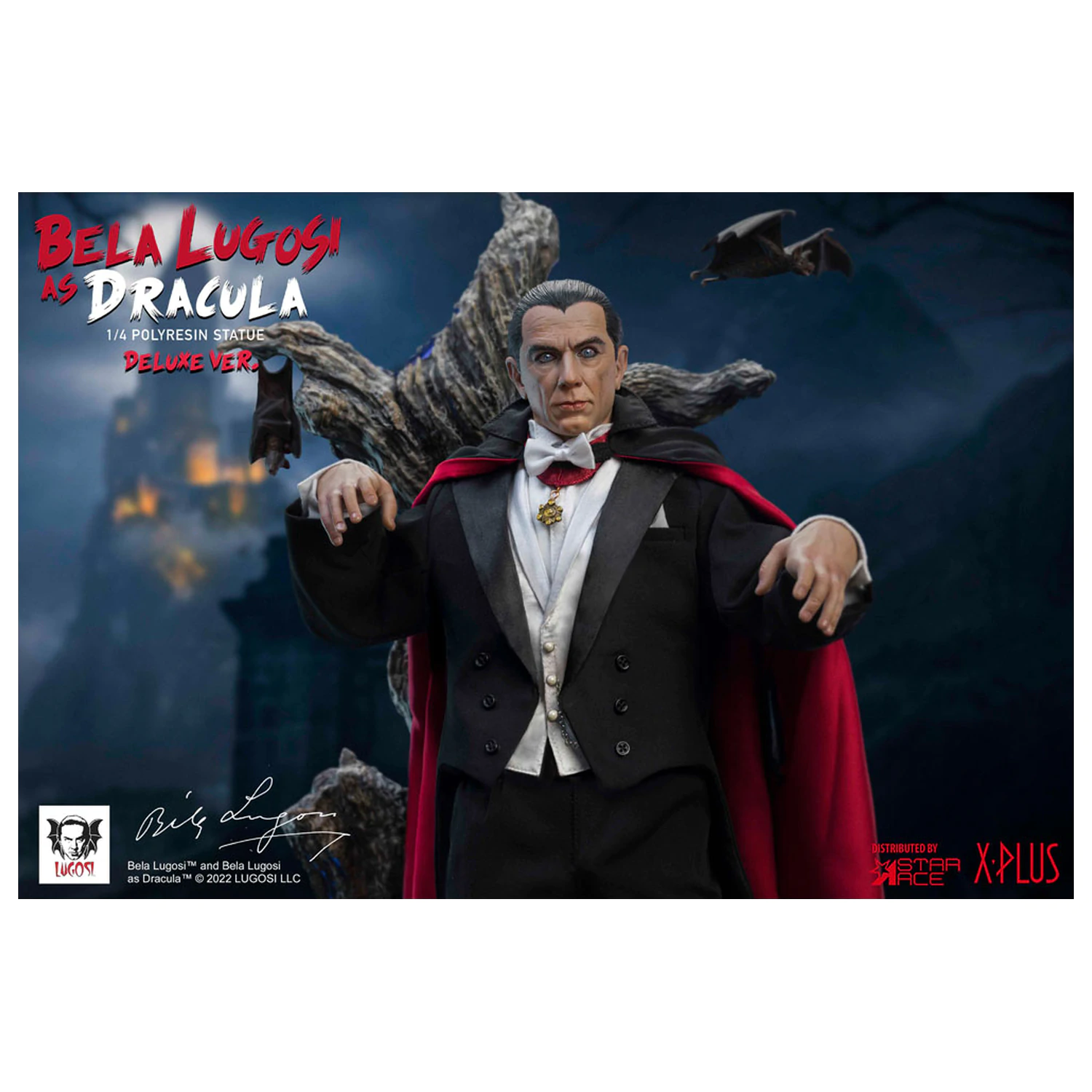 Dracula (1931) Superb Scale Statua 1/4 Bela Lugosi as Dracula Deluxe Verzija 60 cm fotografija proizvoda