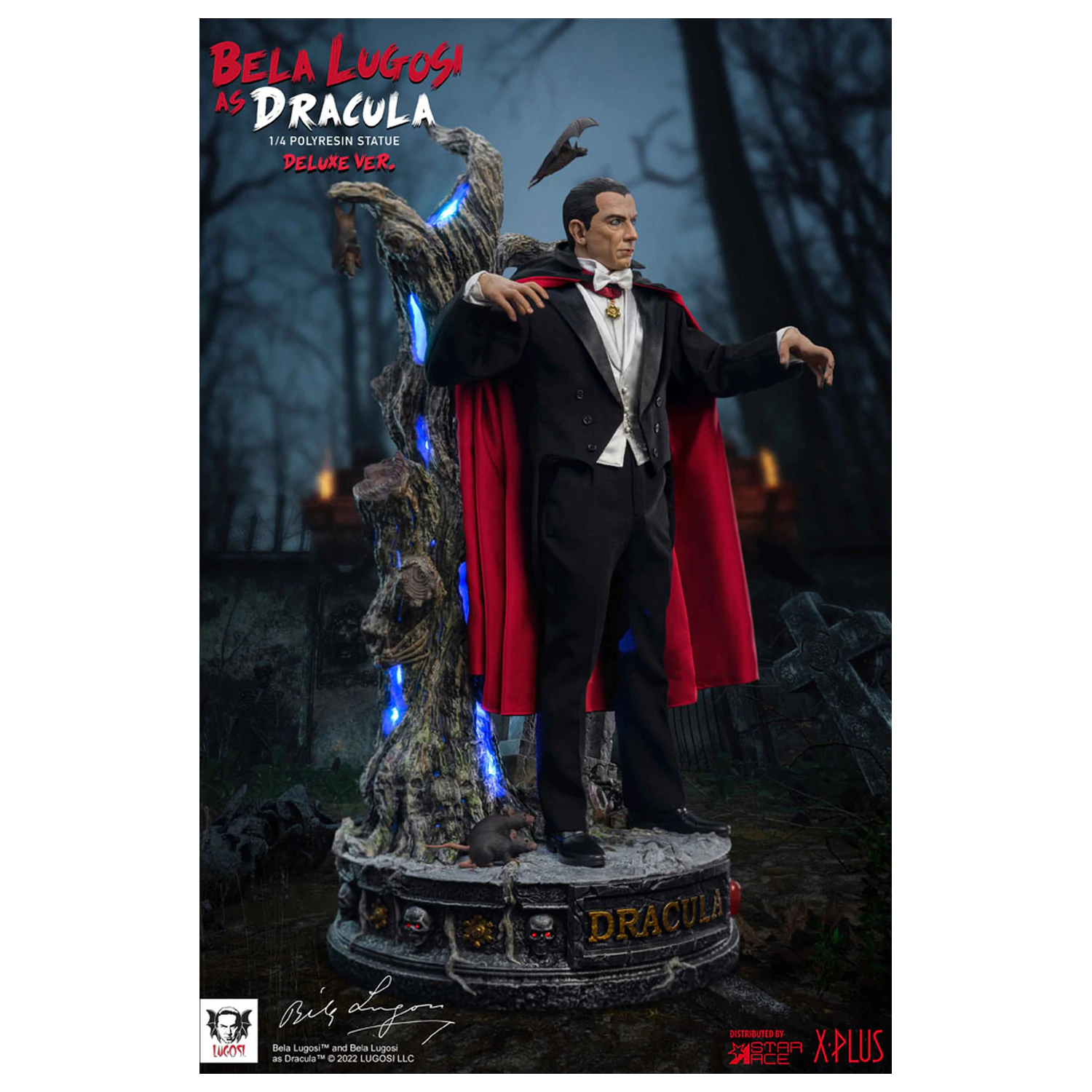 Dracula (1931) Superb Scale Statua 1/4 Bela Lugosi as Dracula Deluxe Verzija 60 cm fotografija proizvoda
