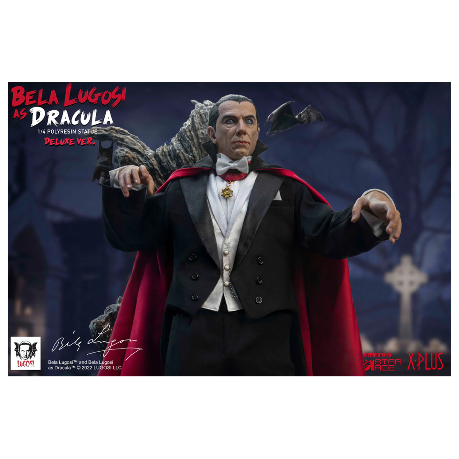 Dracula (1931) Superb Scale Statua 1/4 Bela Lugosi as Dracula Deluxe Verzija 60 cm fotografija proizvoda