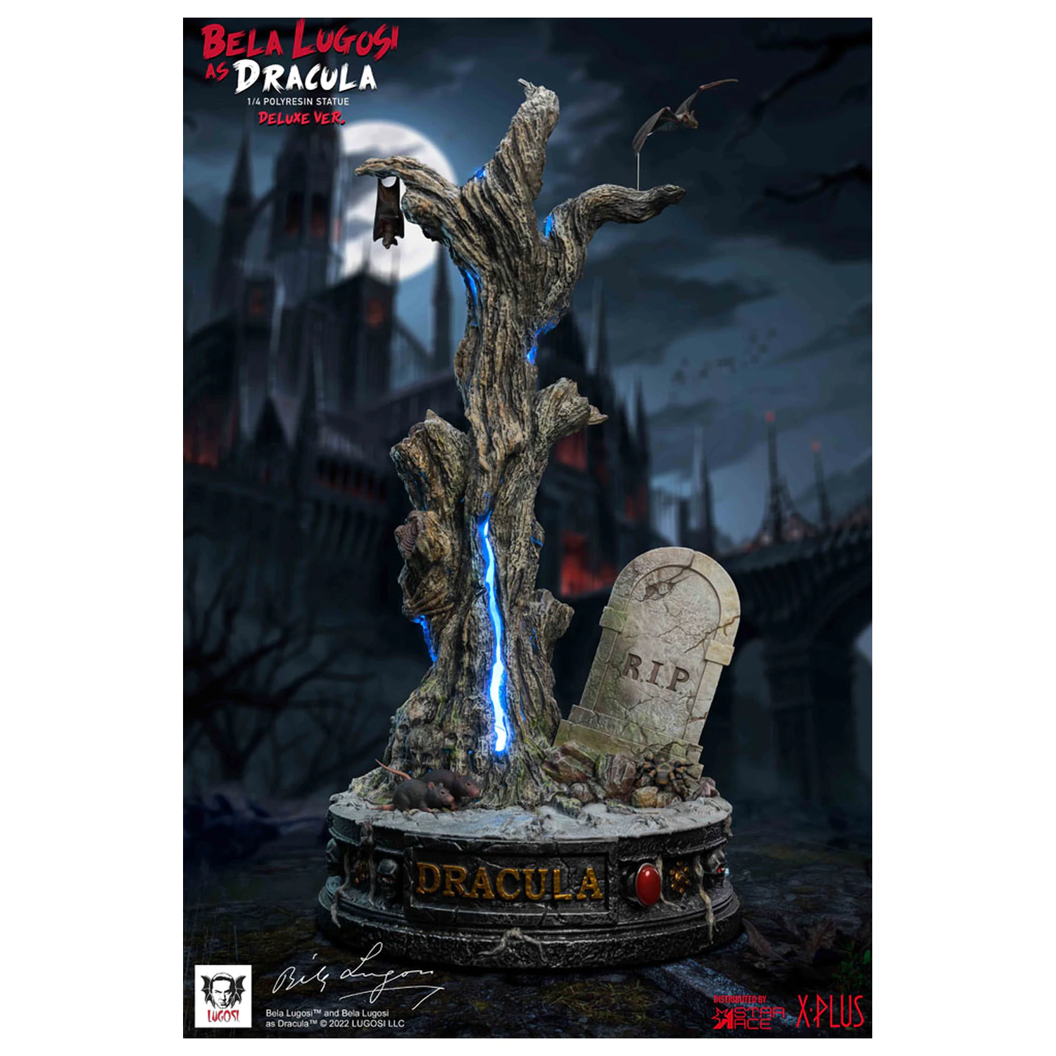 Dracula (1931) Superb Scale Statua 1/4 Bela Lugosi as Dracula Deluxe Verzija 60 cm fotografija proizvoda