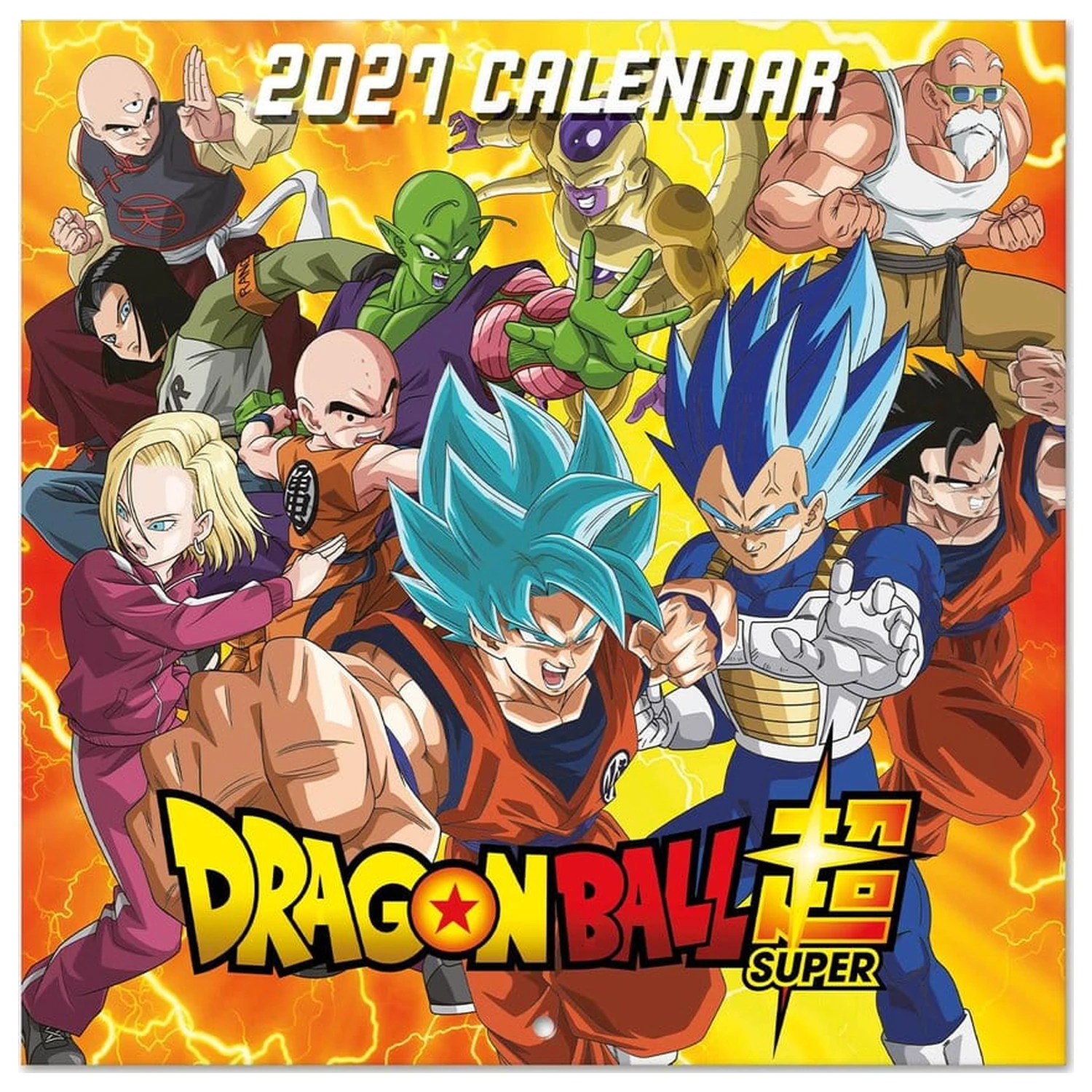 Dragon Ball 2027 Zidni kalendar 30 x 30 cm fotografija proizvoda