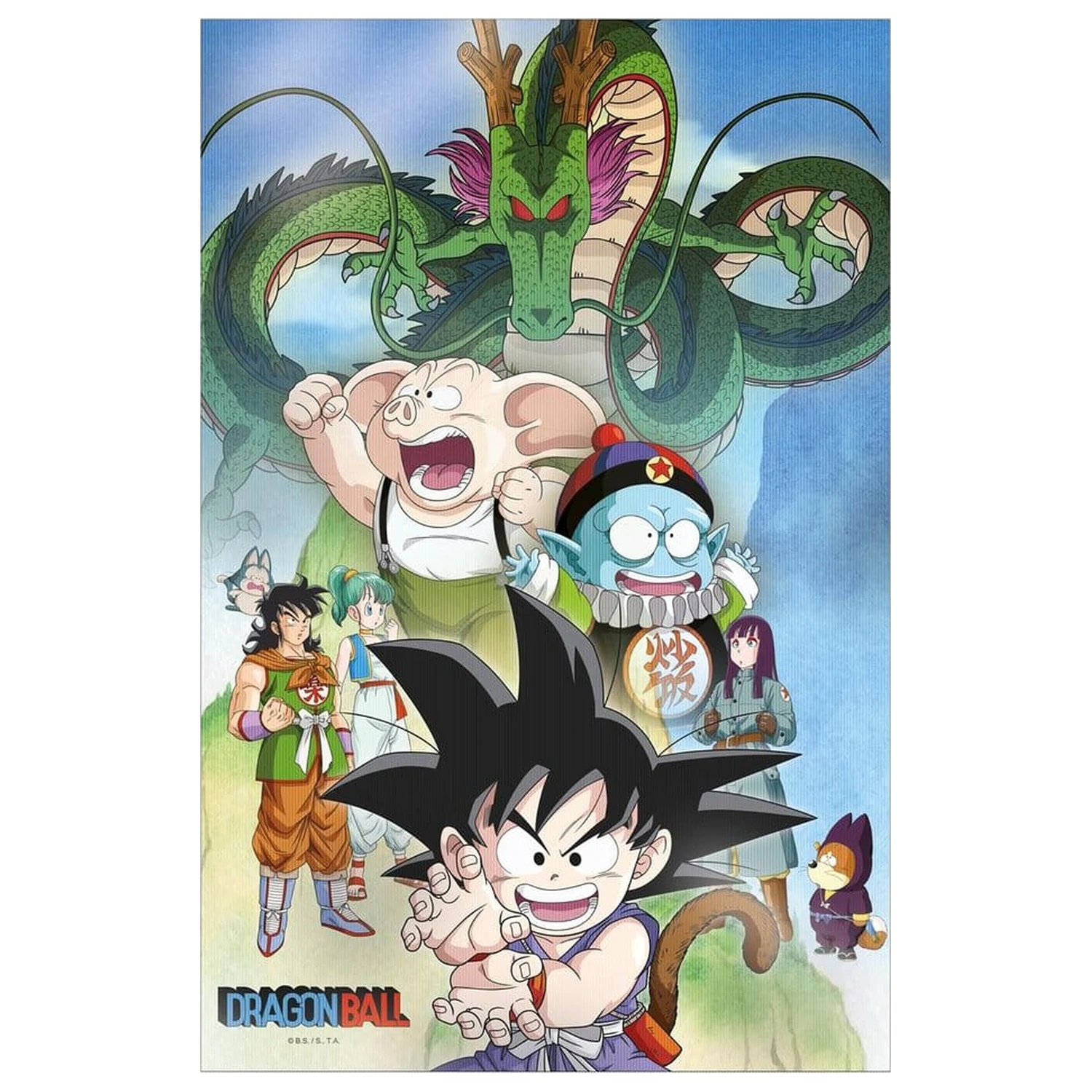 Dragon Ball 3D Poster Shenron & Heroes 38 x 58 cm fotografija proizvoda