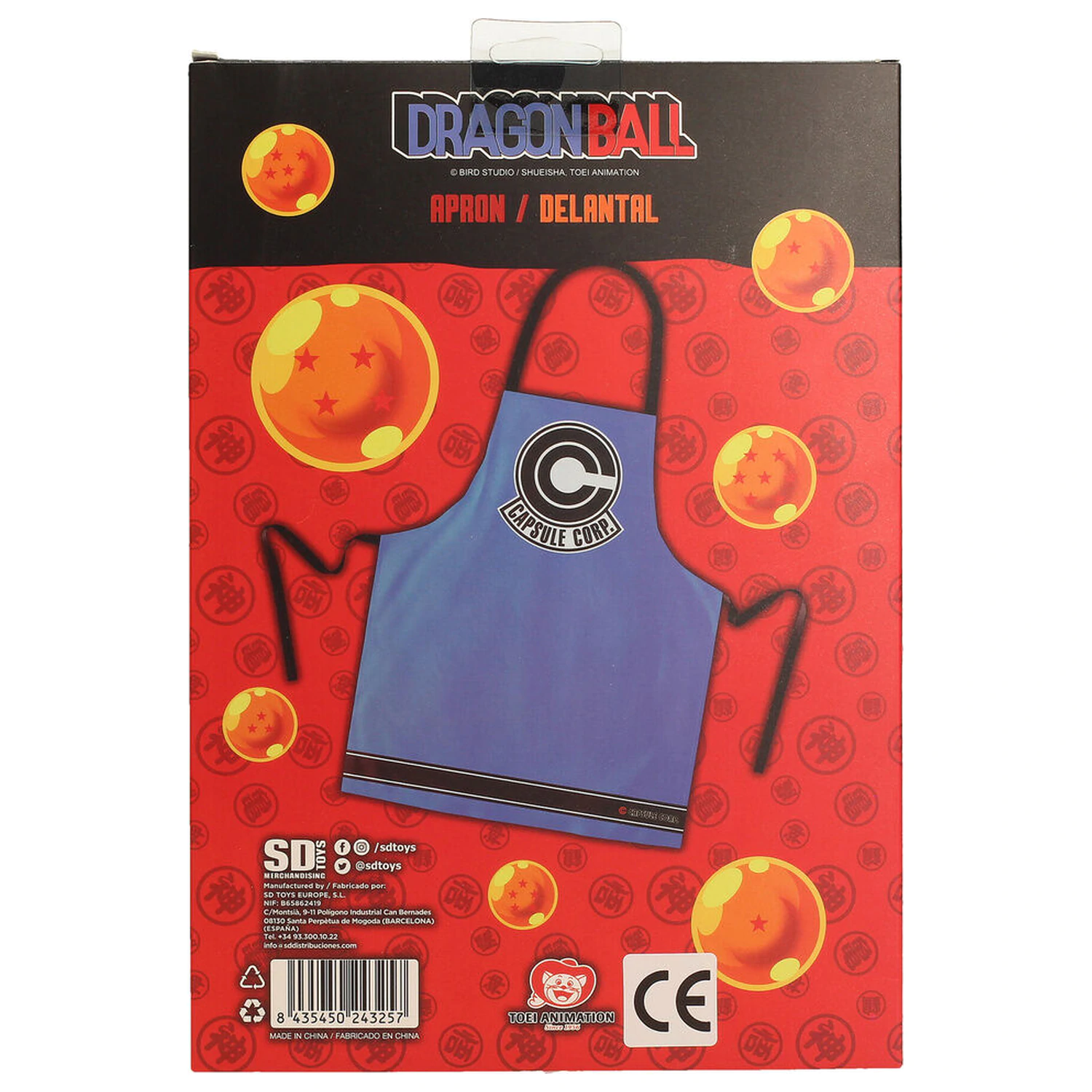 Dragon Ball kuhinjska pregača Capsule Corp. fotografija proizvoda