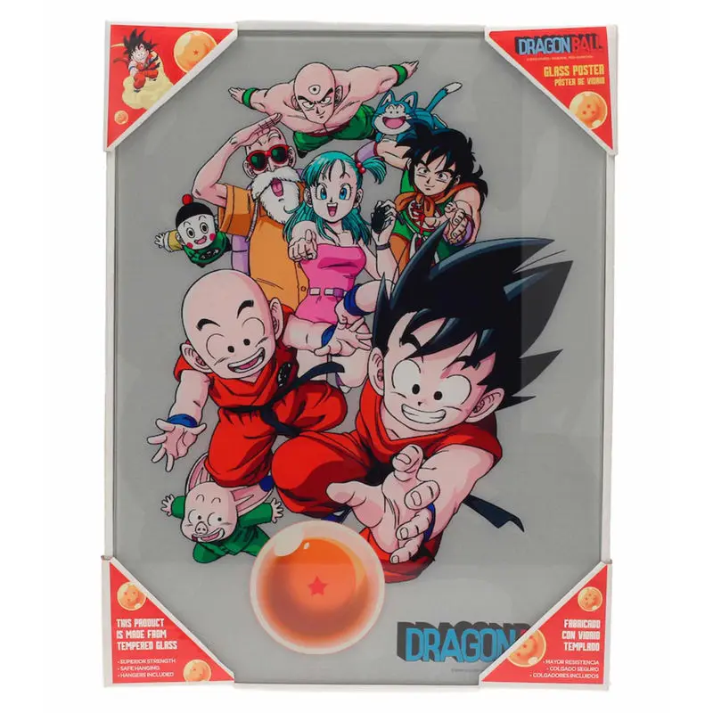 Dragon Ball characters stakleni poster fotografija proizvoda