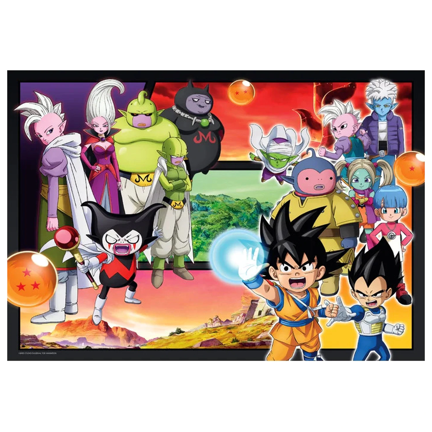 Dragon Ball Daima puzzle u kocki od 500 dijelova fotografija proizvoda