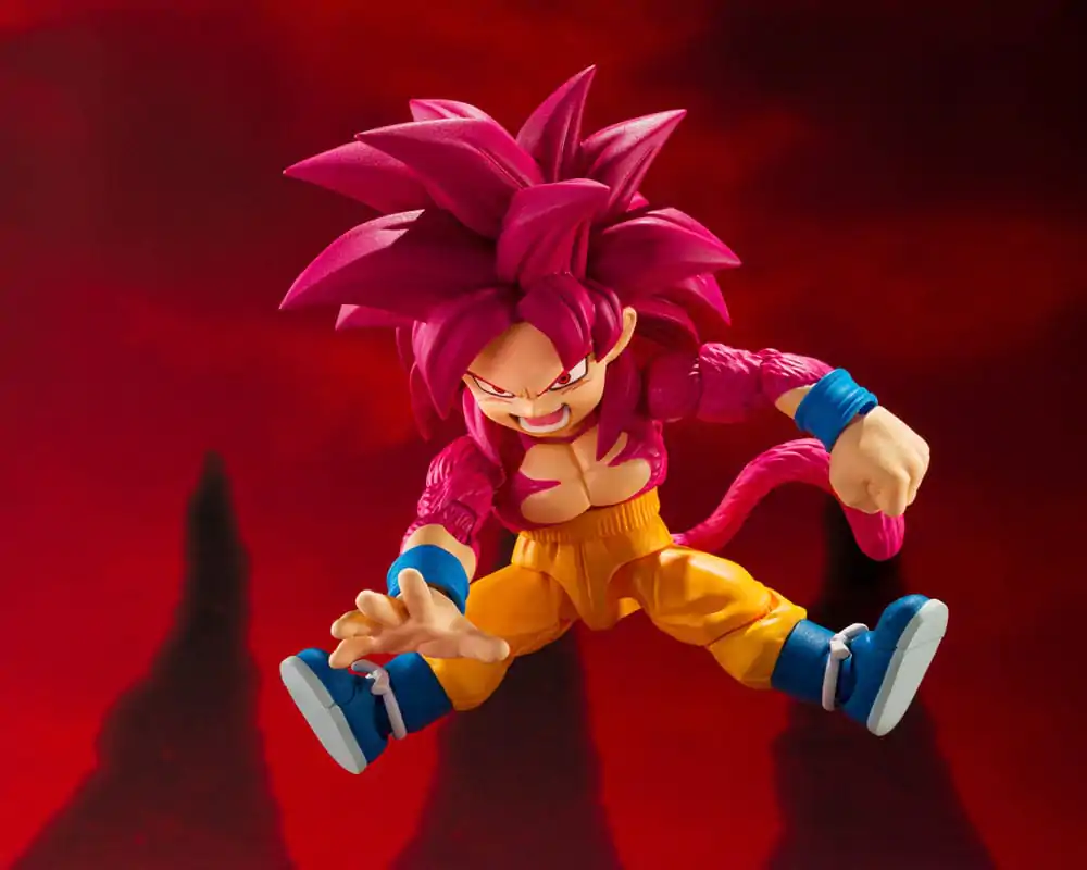 Dragon Ball Daima S.H.Figuarts akcijska figura Super Saiyan 4 Son Goku (mini) 8 cm fotografija proizvoda