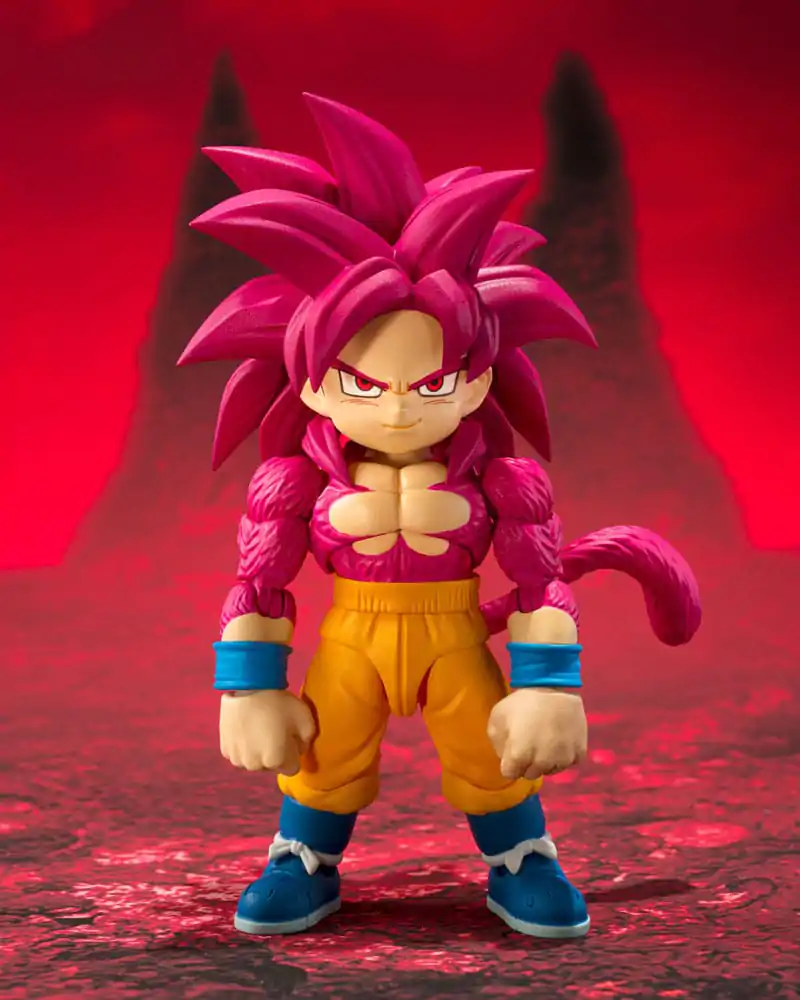 Dragon Ball Daima S.H.Figuarts akcijska figura Super Saiyan 4 Son Goku (mini) 8 cm fotografija proizvoda