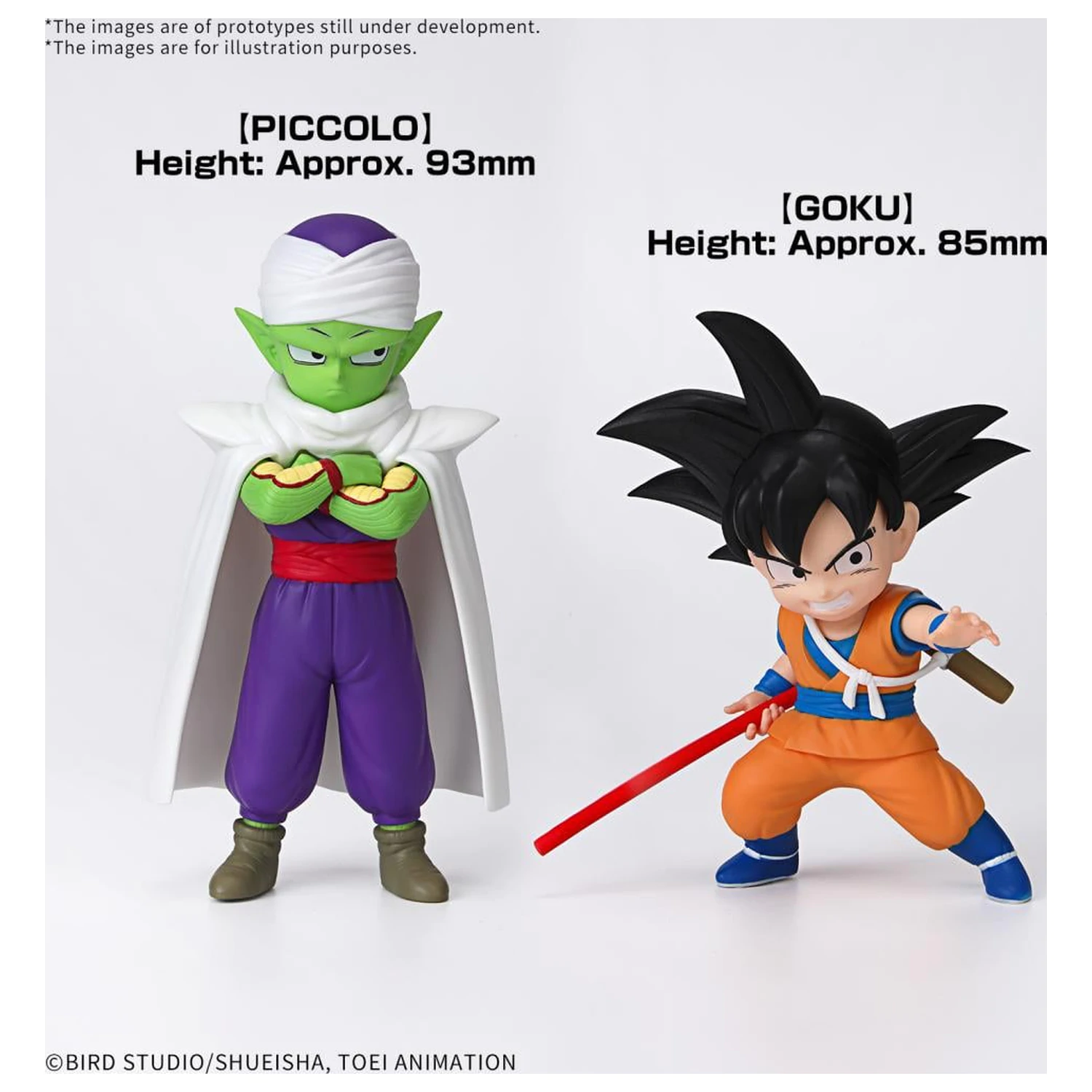 Dragon Ball Daima Son Goku (Mini) i Piccolo (Mini) Model komplet fotografija proizvoda