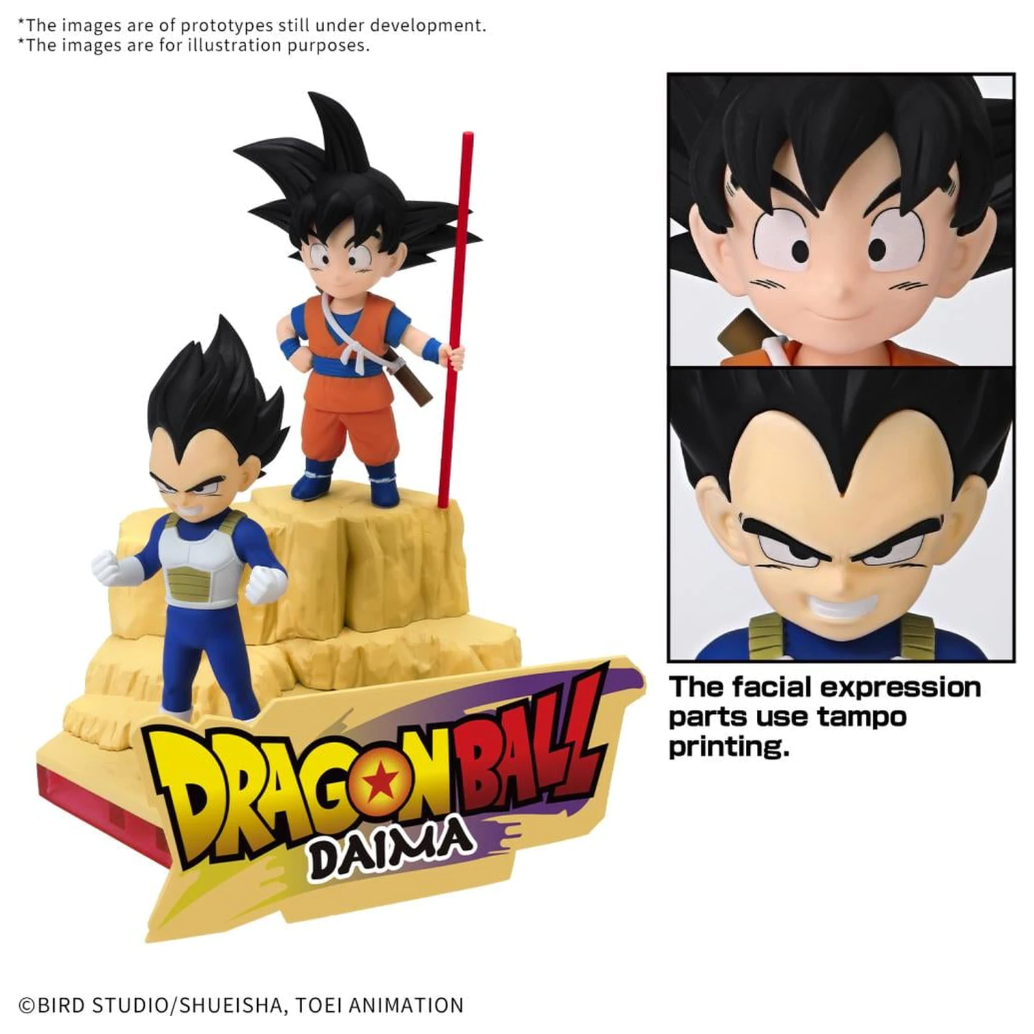 Dragon Ball Daima Son Goku (Mini) & Vegeta (Mini) Komplet Modela fotografija proizvoda
