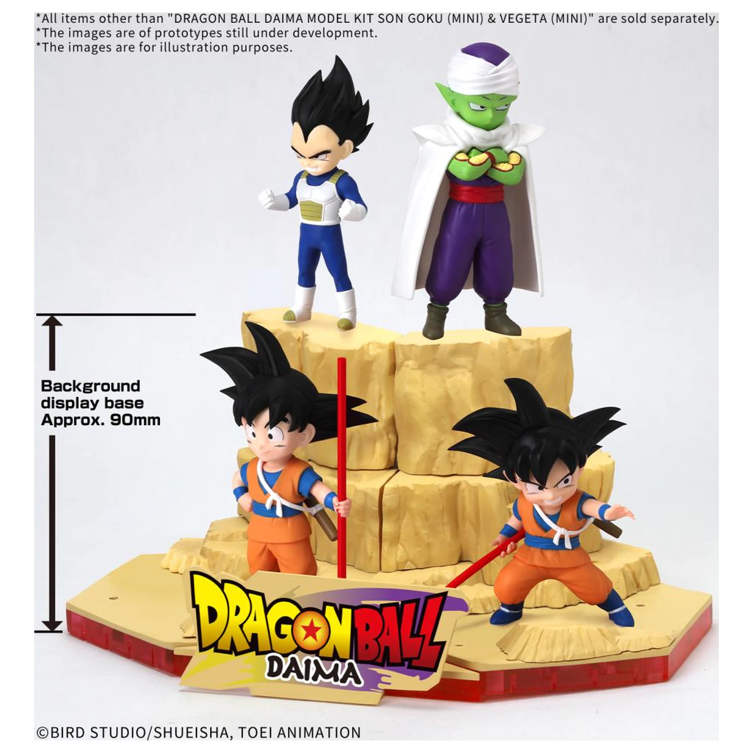 Dragon Ball Daima Son Goku (Mini) & Vegeta (Mini) Komplet Modela fotografija proizvoda