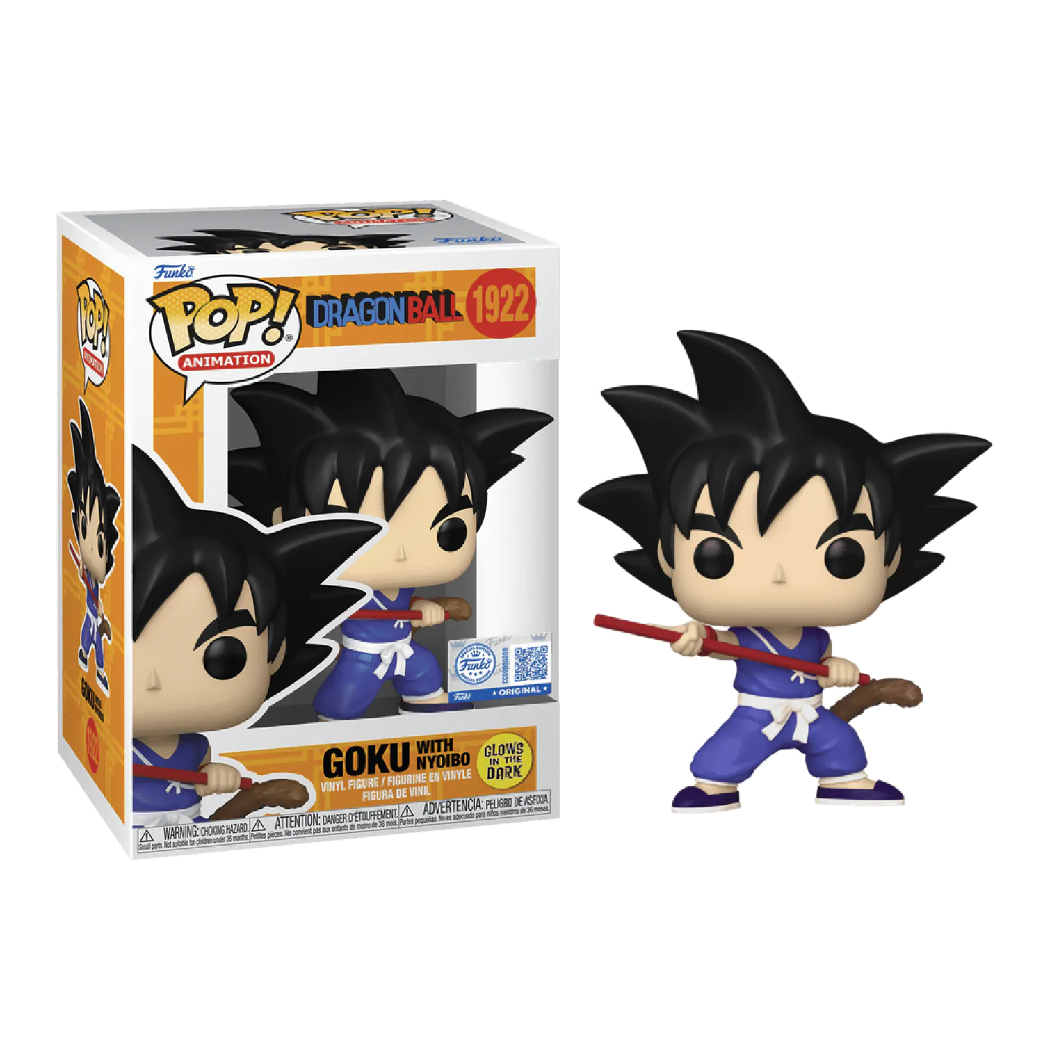 Dragon Ball Funko POP! figura Goku With Nyoibo (GW) 9 cm fotografija proizvoda