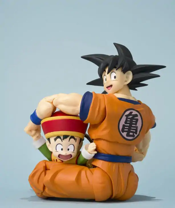 Dragon Ball S.H.Figuarts akcijska figura Son Goku & Son Gohan Kid & Kintoun 14 cm i 6 cm fotografija proizvoda