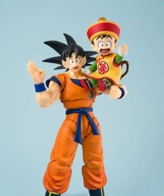 Dragon Ball S.H.Figuarts akcijska figura Son Goku & Son Gohan Kid & Kintoun 14 cm i 6 cm fotografija proizvoda