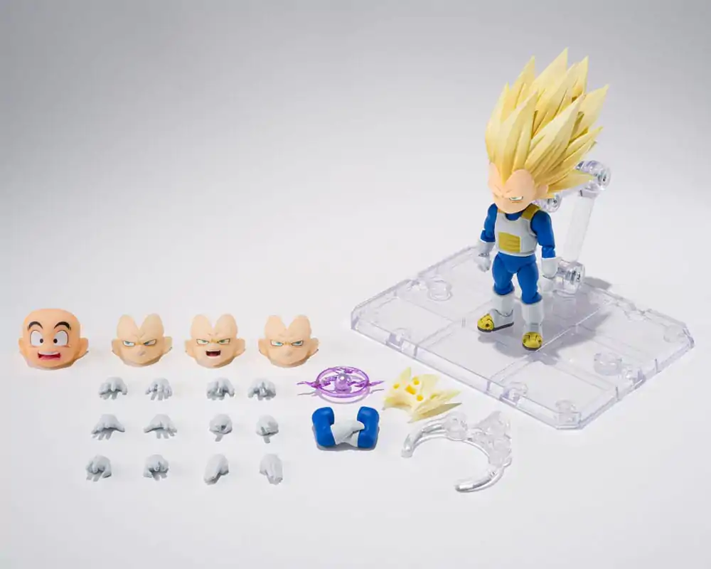 Dragon Ball S.H.Figuarts akcijska figura Super Saiyan razina 3 Vegeta (mini) Daima 8 cm fotografija proizvoda