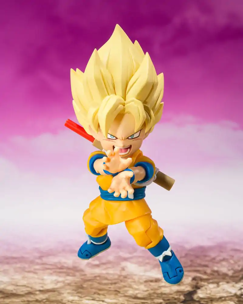 Dragon Ball S.H.Figuarts akcijska figura Super Saiyan Son Goku (mini) Daima 8 cm fotografija proizvoda