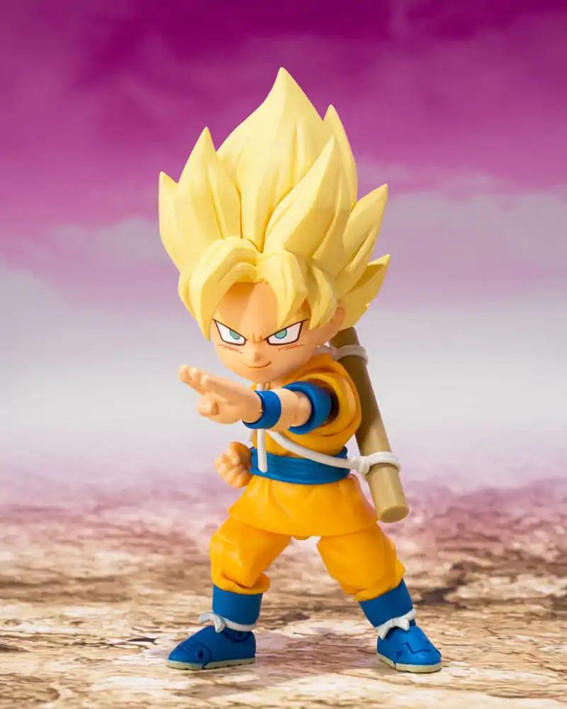 Dragon Ball S.H.Figuarts akcijska figura Super Saiyan Son Goku (mini) Daima 8 cm fotografija proizvoda