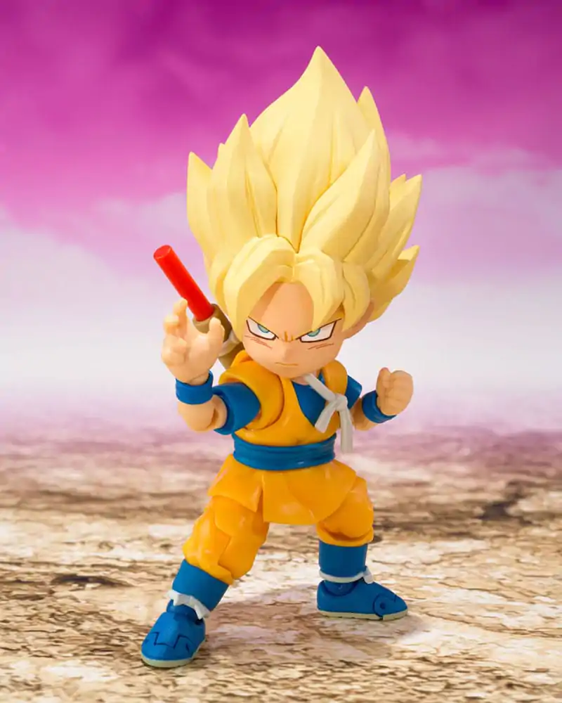 Dragon Ball S.H.Figuarts akcijska figura Super Saiyan Son Goku (mini) Daima 8 cm fotografija proizvoda