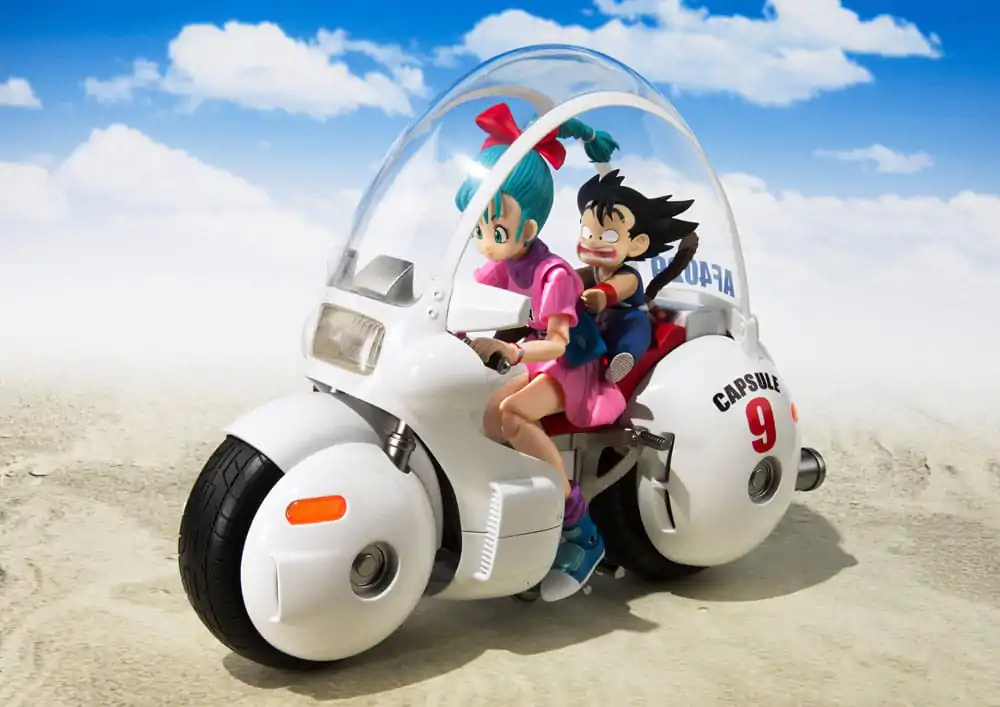 Dragon Ball S.H. Figuarts Vozilo s Figurom Bulmina Motocikla Hoipoi Capsule No. 9 17 cm fotografija proizvoda