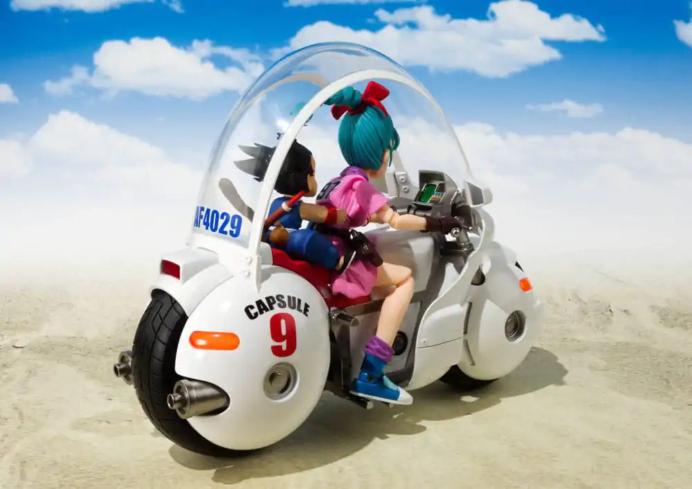 Dragon Ball S.H. Figuarts Vozilo s Figurom Bulmina Motocikla Hoipoi Capsule No. 9 17 cm fotografija proizvoda