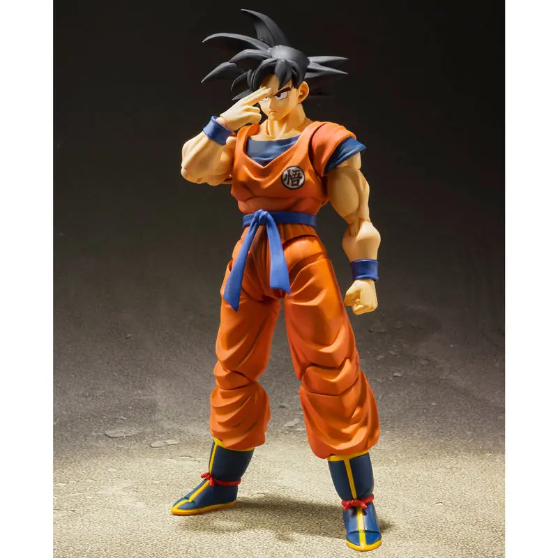 Dragonball Z S.H. Figuarts Akcijska figura Son Goku (A Saiyan Raised On Earth) 14 cm fotografija proizvoda