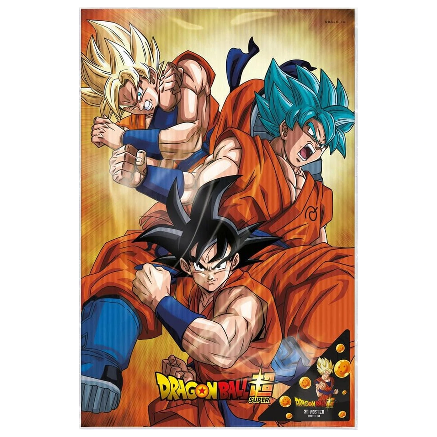 Dragon Ball Super 3D Poster Champa Goku 38 x 58 cm fotografija proizvoda