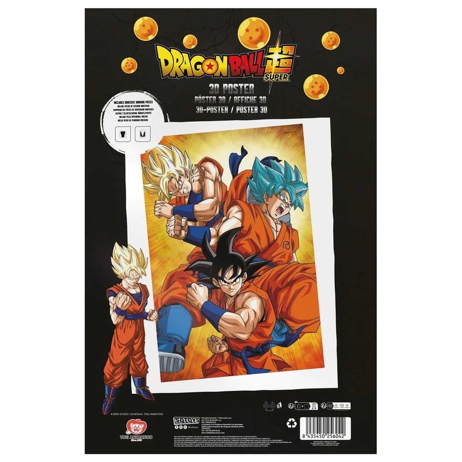 Dragon Ball Super 3D Poster Champa Goku 38 x 58 cm fotografija proizvoda