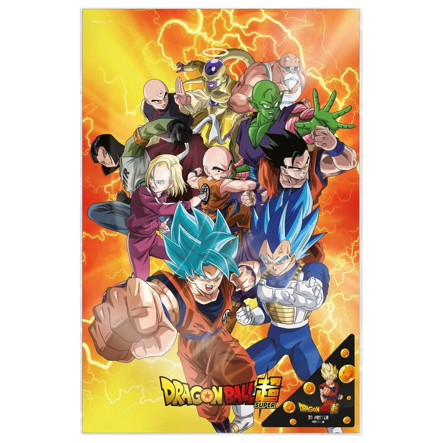 Dragon Ball Super 3D Poster Survival Heroes 38 x 58 cm fotografija proizvoda