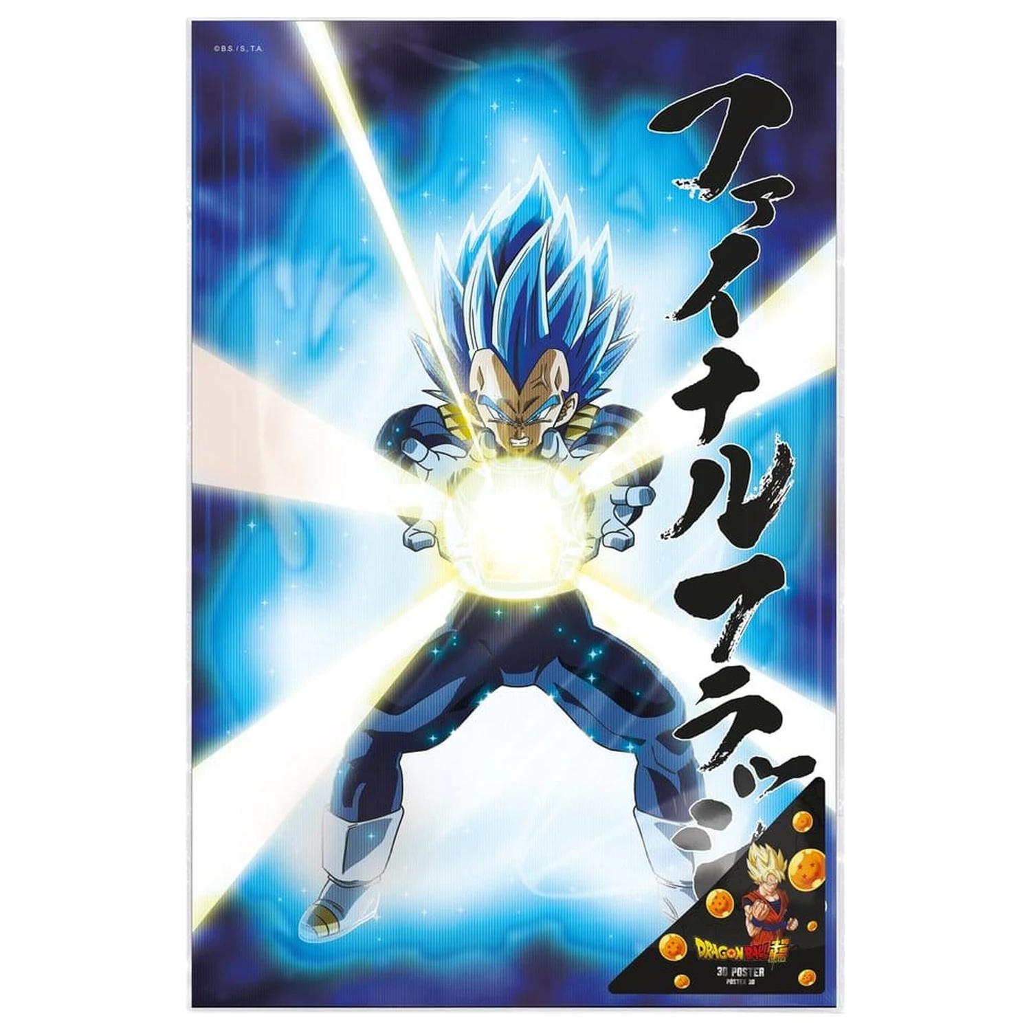 Dragon Ball Super 3D Poster Preživljavanje Vegeta 38 x 58 cm fotografija proizvoda