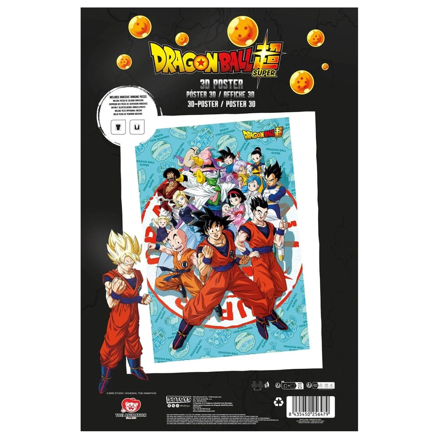 Dragon Ball Super 3D poster Universe Survival 38 x 58 cm fotografija proizvoda