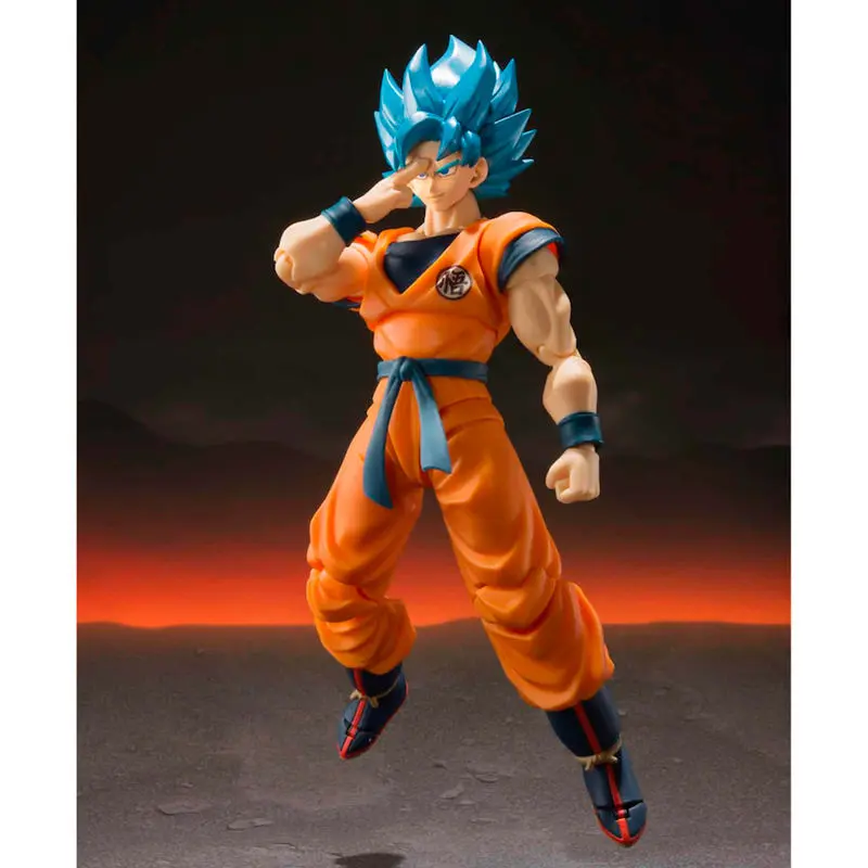 Dragon Ball Super Broly S.H. Figuarts akcijska figura Super Saiyan God Super Saiyan Goku Super 14 cm fotografija proizvoda