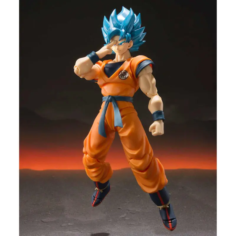 Dragon Ball Super Broly S.H. Figuarts akcijska figura Super Saiyan God Super Saiyan Goku Super 14 cm fotografija proizvoda