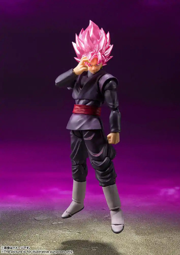 Dragon Ball Super S.H. Figuarts akcijska figura Goku Black - Super Saiyan Rose Reissue 14 cm fotografija proizvoda