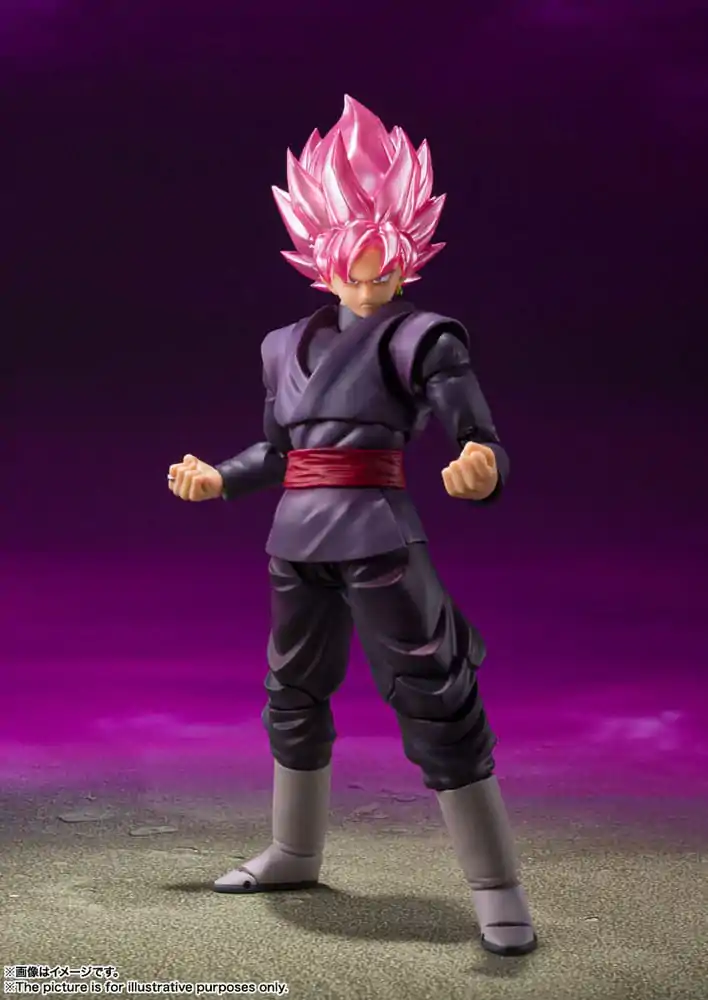 Dragon Ball Super S.H. Figuarts akcijska figura Goku Black - Super Saiyan Rose Reissue 14 cm fotografija proizvoda