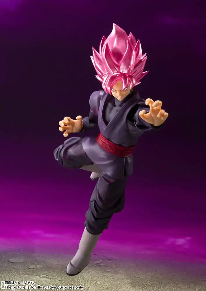 Dragon Ball Super S.H. Figuarts akcijska figura Goku Black - Super Saiyan Rose Reissue 14 cm fotografija proizvoda
