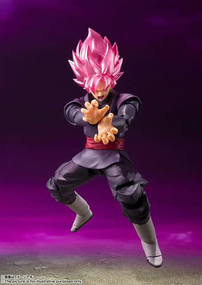Dragon Ball Super S.H. Figuarts akcijska figura Goku Black - Super Saiyan Rose Reissue 14 cm fotografija proizvoda