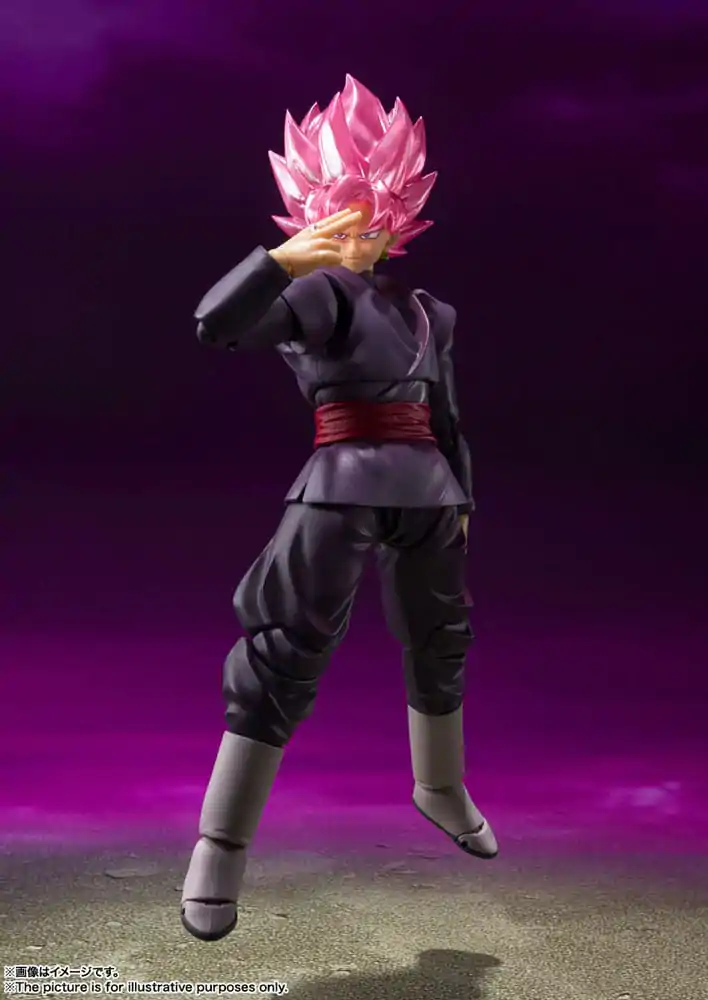 Dragon Ball Super S.H. Figuarts akcijska figura Goku Black - Super Saiyan Rose Reissue 14 cm fotografija proizvoda