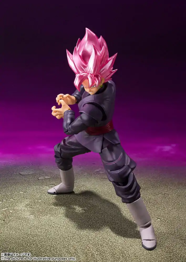 Dragon Ball Super S.H. Figuarts akcijska figura Goku Black - Super Saiyan Rose Reissue 14 cm fotografija proizvoda