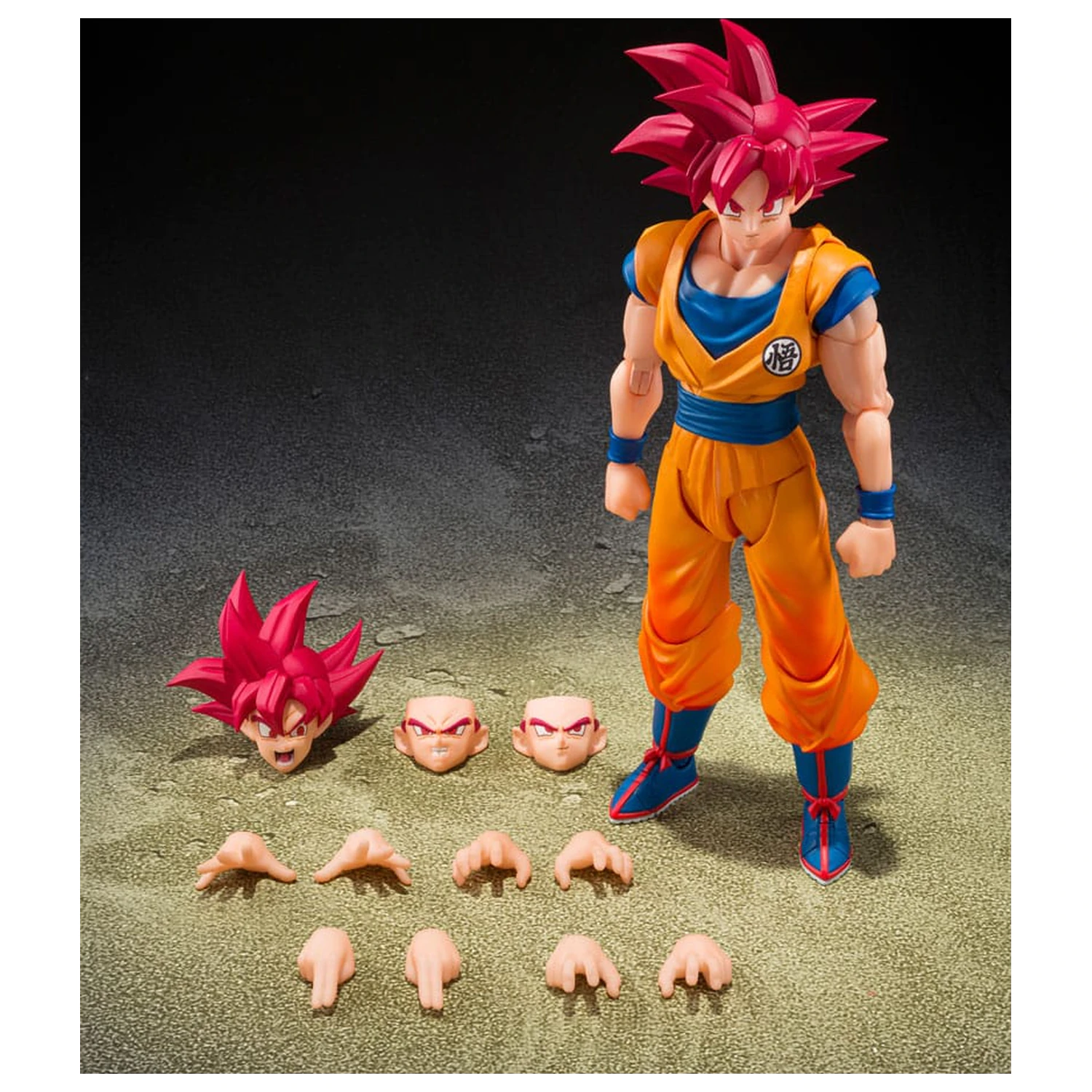 Dragon Ball Super S.H.Figuarts akcijska figura Super Saiyan God Son Guko (God Aura) 15 cm fotografija proizvoda