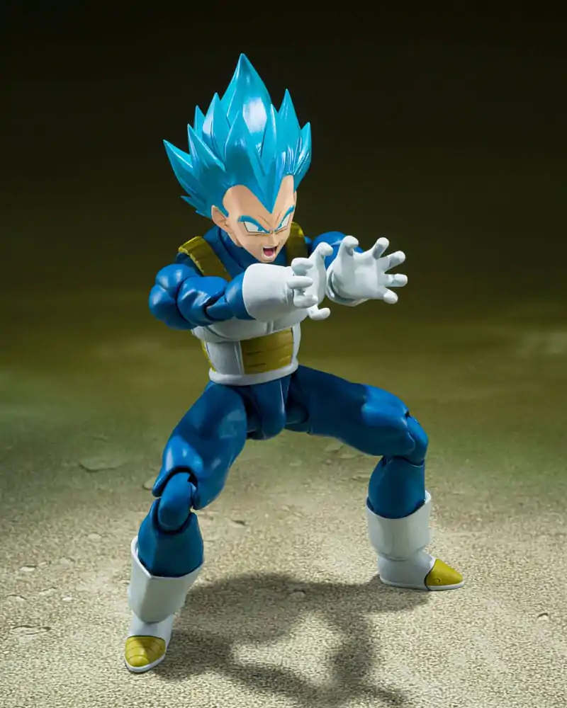 Dragon Ball Super S.H. Figuarts akcijska figura Super Saiyan God Super Saiyan Vegeta -Unwavering Saiyan Pride- 14 cm fotografija proizvoda