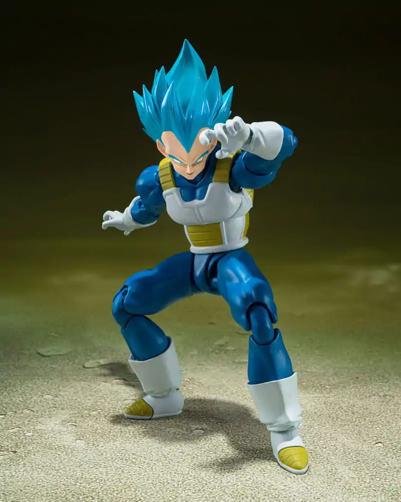 Dragon Ball Super S.H. Figuarts akcijska figura Super Saiyan God Super Saiyan Vegeta -Unwavering Saiyan Pride- 14 cm fotografija proizvoda