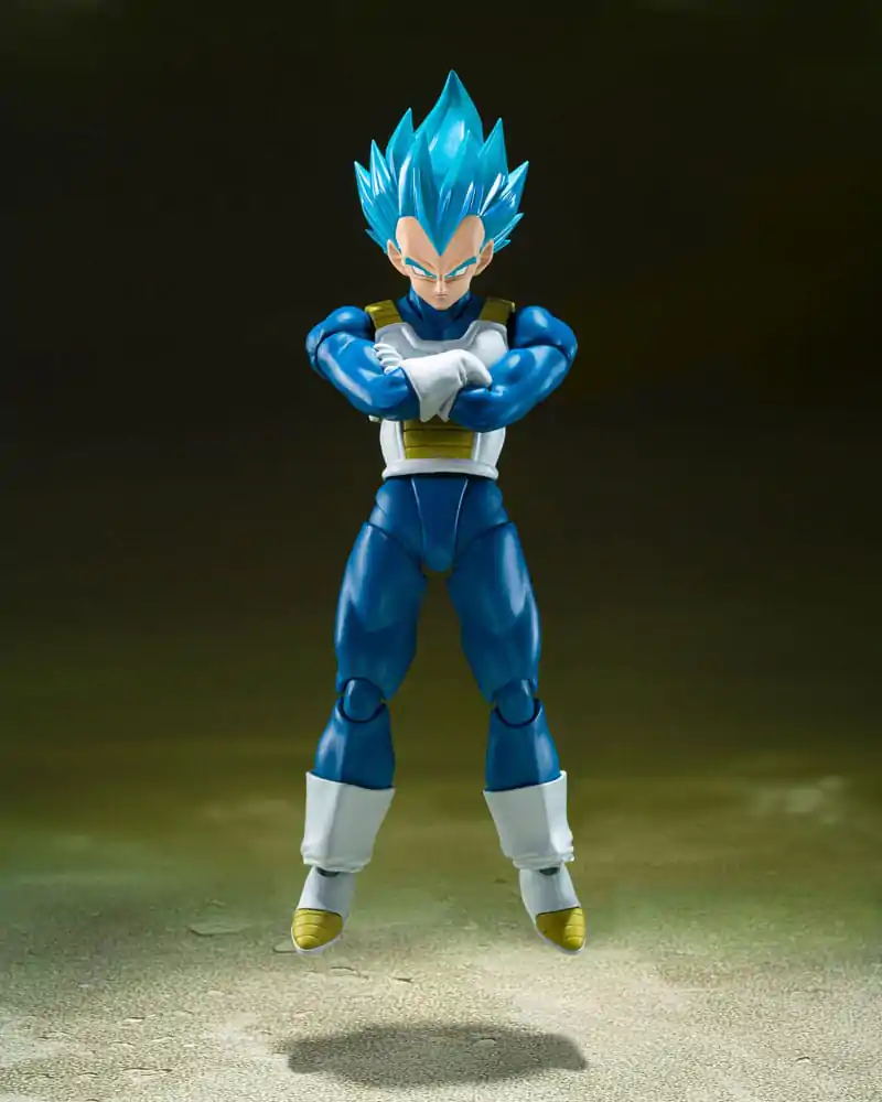 Dragon Ball Super S.H. Figuarts akcijska figura Super Saiyan God Super Saiyan Vegeta -Unwavering Saiyan Pride- 14 cm fotografija proizvoda