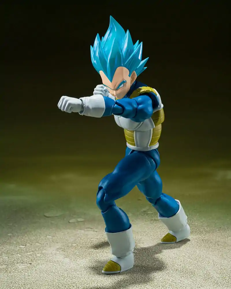 Dragon Ball Super S.H. Figuarts akcijska figura Super Saiyan God Super Saiyan Vegeta -Unwavering Saiyan Pride- 14 cm fotografija proizvoda