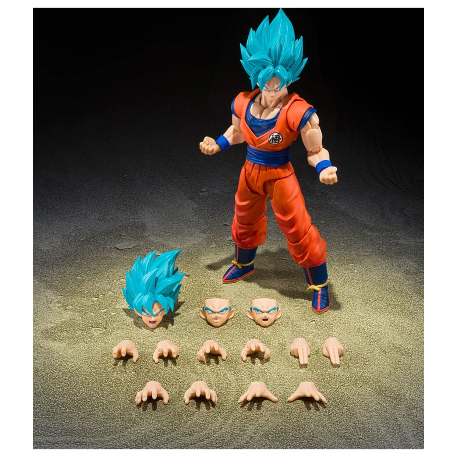 Dragon Ball Super S.H.Figuarts akcijska figura Super Saiyan God Super Son Guko (Blue power transcending Limits) 15 cm fotografija proizvoda