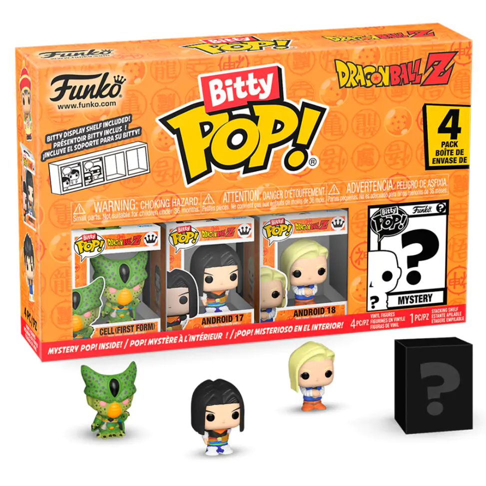 Dragon Ball Z Bitty Funko POP! Vinilna figura 4-Pack Frieza 2,5 cm fotografija proizvoda