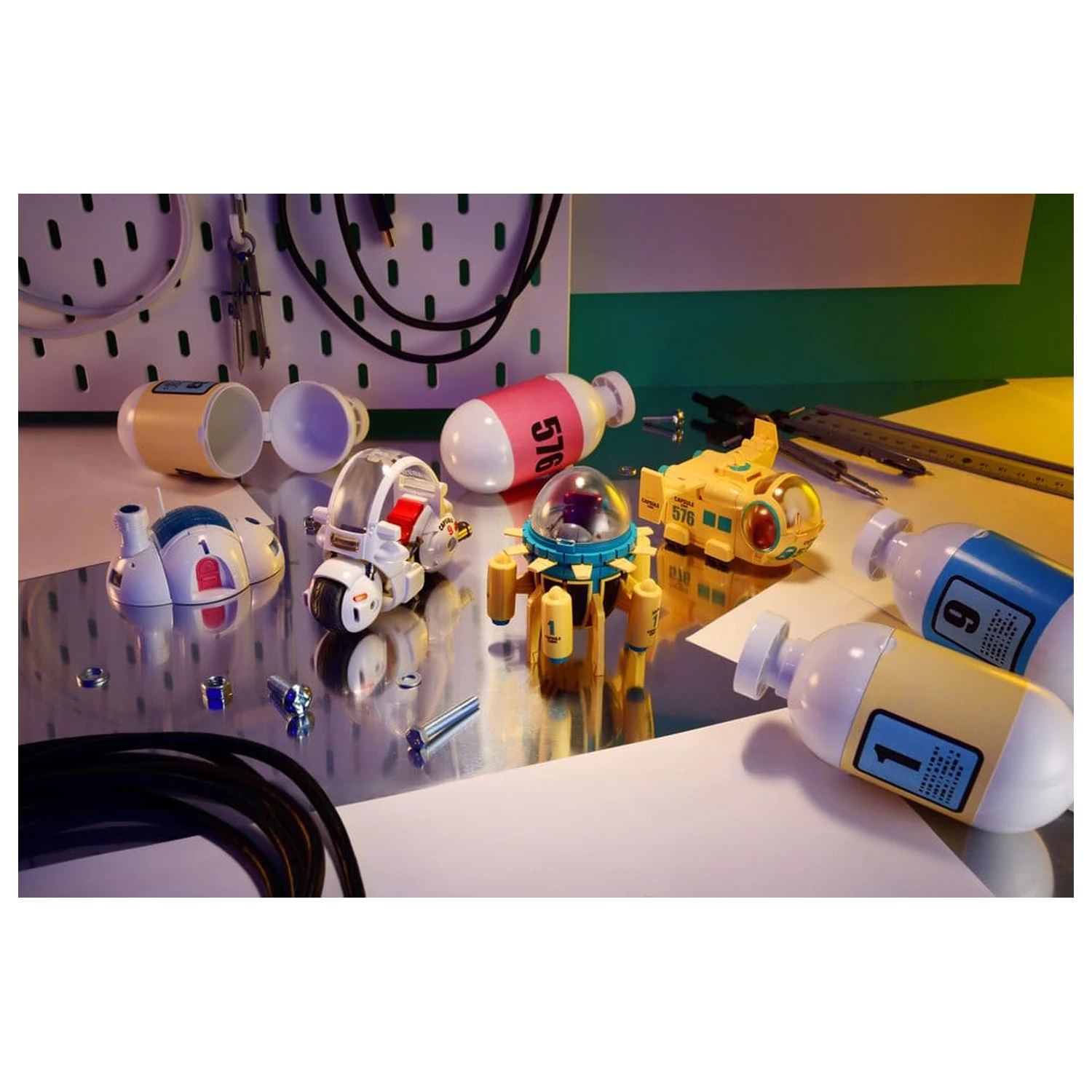 Dragon Ball Z Changearts akcijska figura Hoi-Poi Capsule No. 576 Bulma's Airplane 8 cm fotografija proizvoda