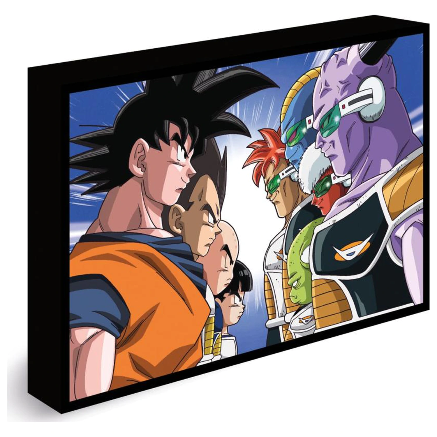 Dragon Ball Z Face Off svjetleće platno 40x30 cm fotografija proizvoda