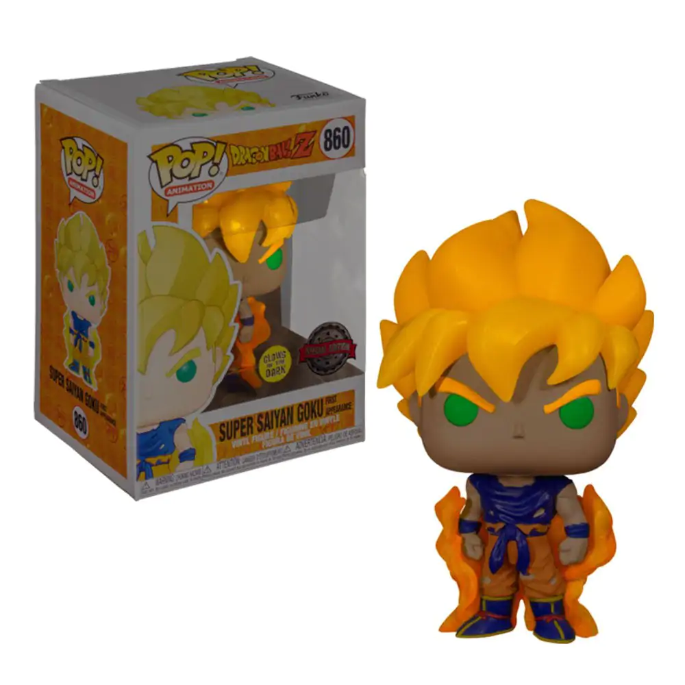 Dragon Ball Z Funko POP! Animation Vinilna Figura SS Goku(GW) 9 cm fotografija proizvoda